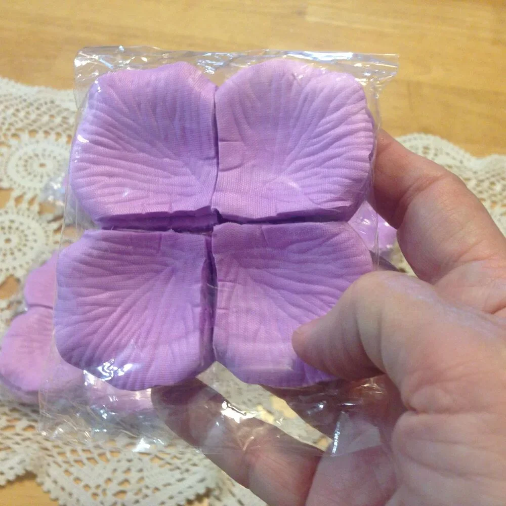 Craft Faux Flower Petals, Lavender - Wedding confetti?